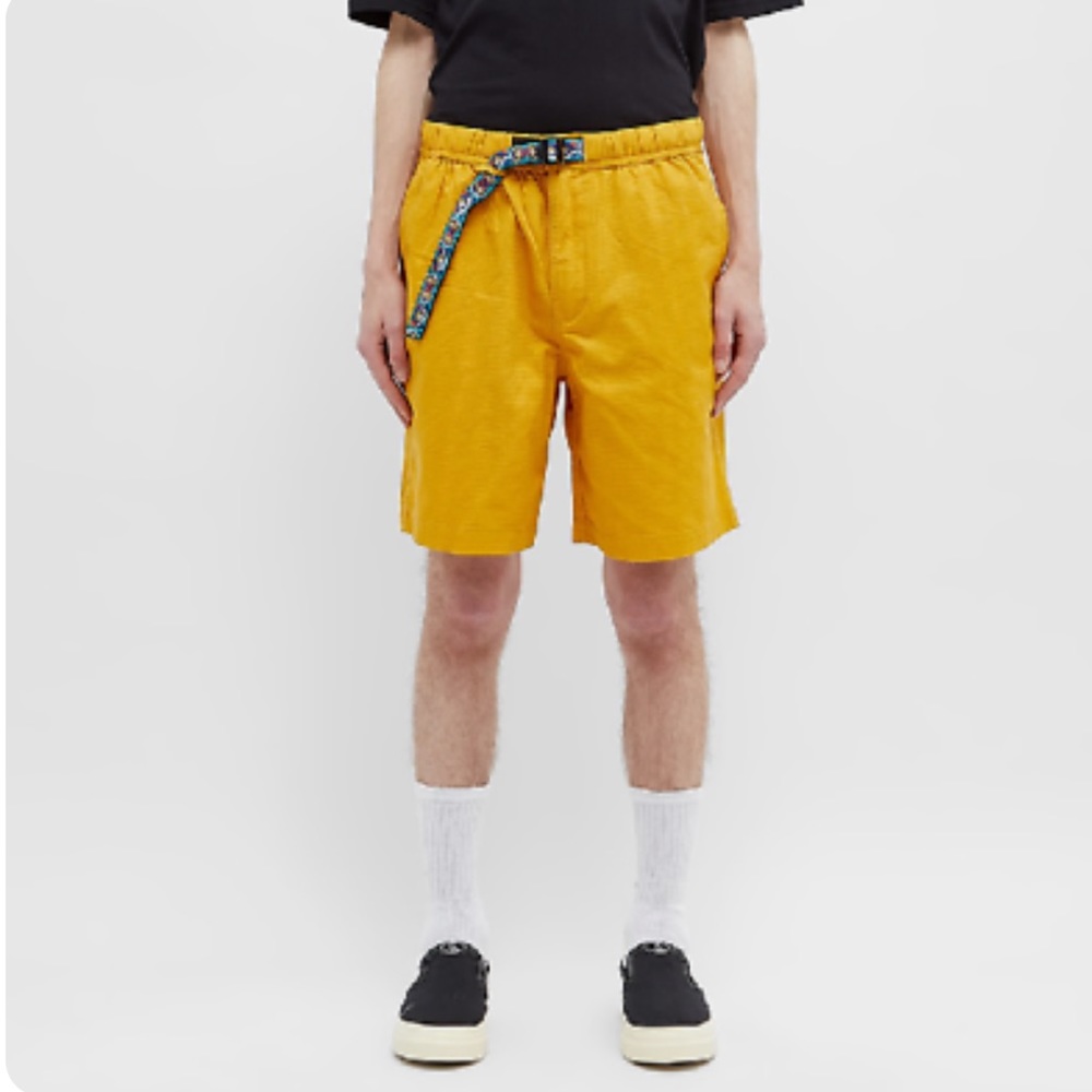 NWT $95 Mens Penfield Balcolm Climbing Shorts in Yellow